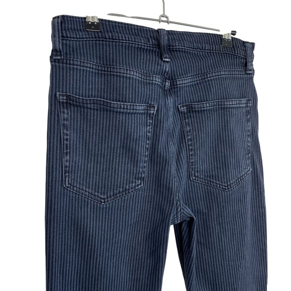 Ética Scarlet Slim Striped High-Rise Frayed Hem Jeans, 29 - Picture 5 of 12